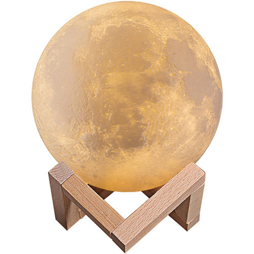 月球灯月亮灯3d小夜灯睡眠卧室创意星空灯梦幻浪漫磁悬浮床头台灯