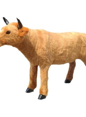 仿真黄牛大型落地园林景观展示道