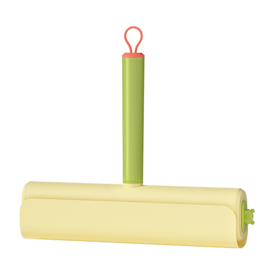 粘毛器滚筒长杆滚刷床上清洁地板长柄猫毛粘头发清理神器可撕式纸