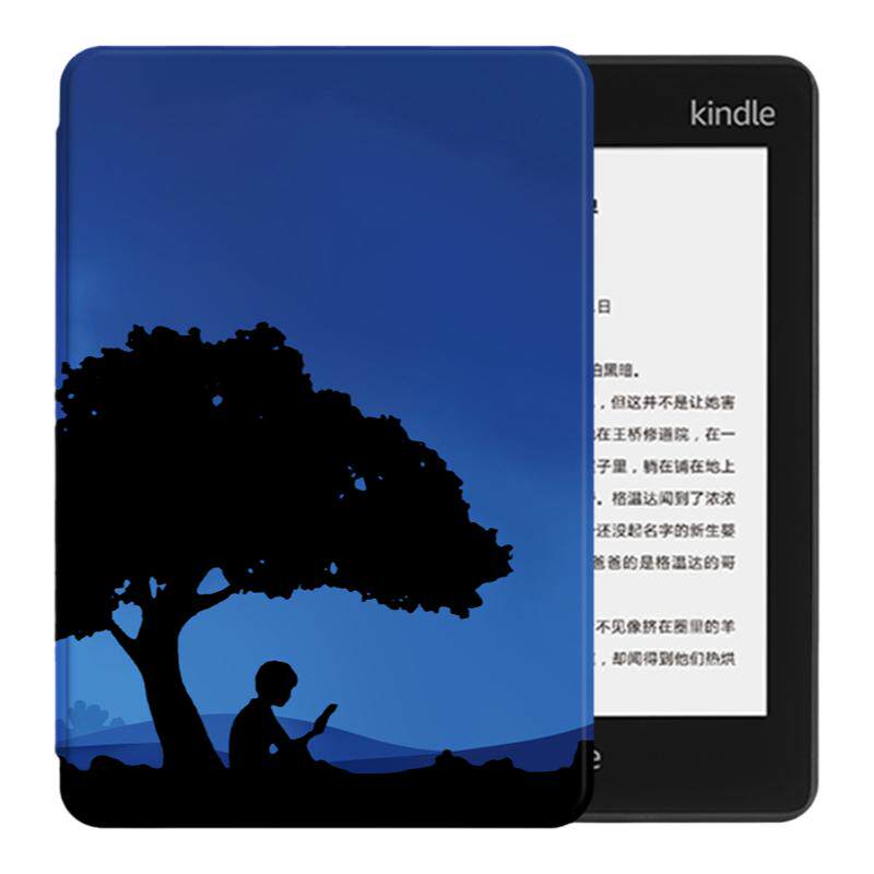 树下静读kindle22/24青春版保护套paperwhite4/5油画kpw6/oasis3