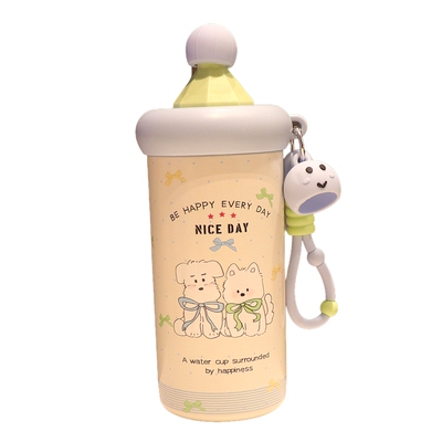女生可爱便携大容量保温吸管杯