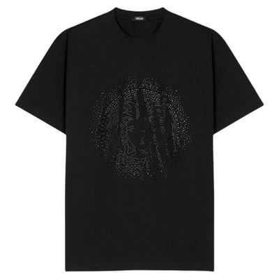 【新品】VERSACE/范思哲 女士缀饰平纹针织T恤