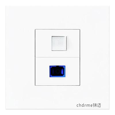 锦迈86型一二三电脑网线光纤