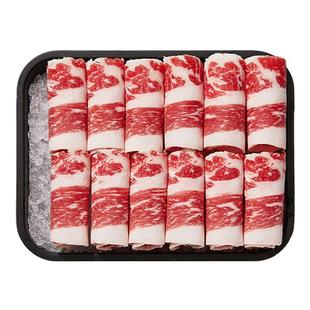 德天肥牛黑牛小雪花寿喜原切烤肉涮火锅安格斯肥牛卷儿童辅食面条