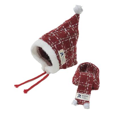 新年宠物帽子围巾装扮套装