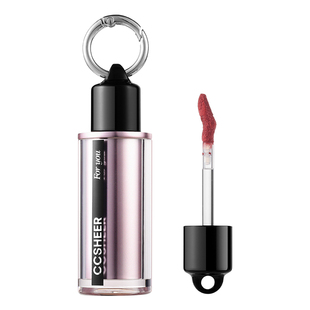 柚子小西CCSHEER粉雾茸茸挂件唇泥轻盈丝滑细腻哑光雾面唇釉口红