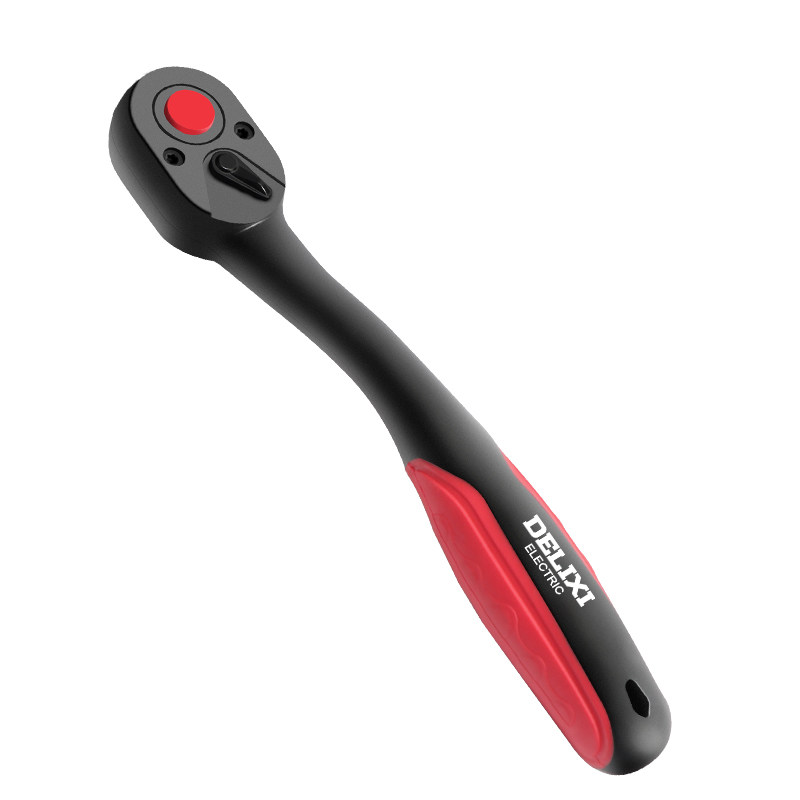 德力西快速套筒棘轮扳手大中小飞双向扳手汽修工具大扭力72齿