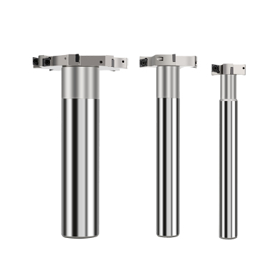 皇迪直柄三面加工中心T型槽铣刀