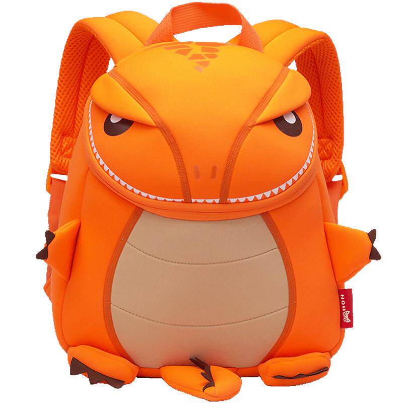 诺狐儿童书包幼儿园1-3-6岁宝宝双肩包男女恐龙背包亲子旅游包