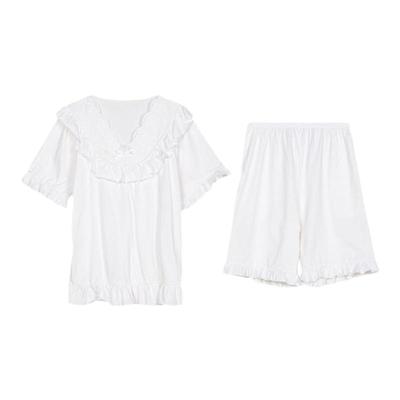 甜美公主蕾丝提花睡衣都市丽人