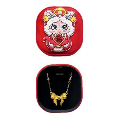 蛇宝宝项链手链黄金手镯首饰礼盒