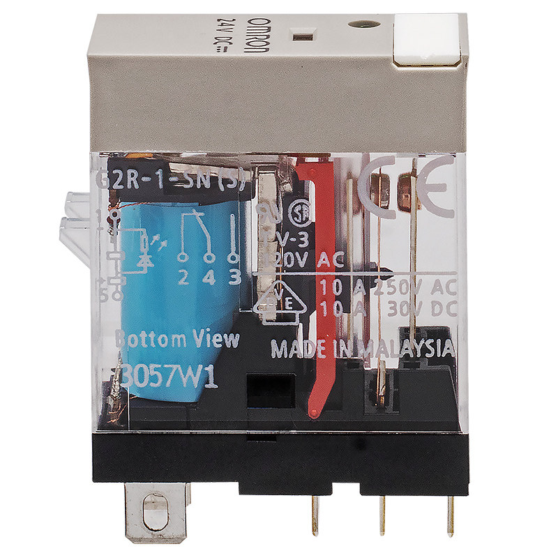 欧姆龙G2R-1-SN中间继电器正品G2R-2-SND SNI SNDI(S) DC24V 220V