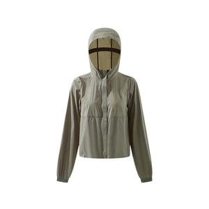 ubras小凉风蝉翼抽褶防晒衣服外套女夏季户外皮肤风衣