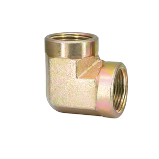 高压碳钢液压内丝牙直通弯头管古直角英制螺纹2/3/4/6分1寸管接头