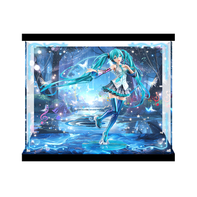 初音未来0x27透明亚克力展示盒