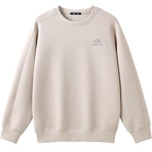 骆驼男装卫衣男款2025秋冬微阔加厚保暖圆领套头时尚潮流长袖T恤