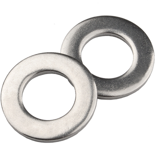 201不锈钢垫片圆形超薄垫圈加大加厚金属平垫圈螺丝平垫M3M4M5M16