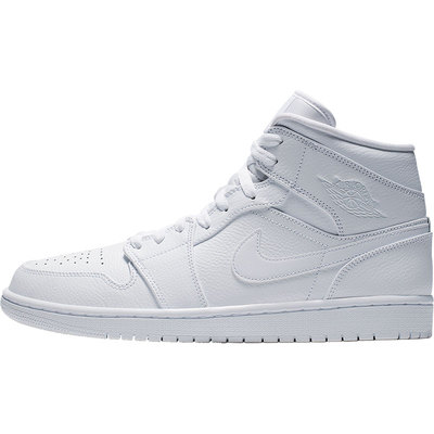 Nike/耐克官方正品Air Jordan1 Mid AJ1男女休闲板鞋鞋554724-129
