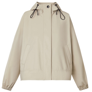 IIIVIVINIKO春季新款简约宽松运动A型短款风衣外套女M410903148B