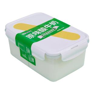 西域春酸奶饭盒1kg方桶装+西域春奶皮子酸奶儿童早餐营养低温酸奶