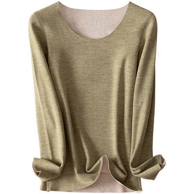 德绒保暖内衣女士上衣秋衣秋裤冬