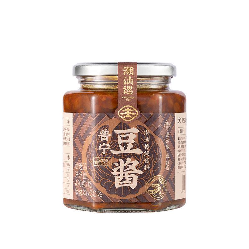 潮汕巡普宁豆酱420g晒足120天