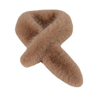 冬季新款保暖仿狐狸毛皮草围巾女气质百搭加厚围脖双面毛显高级感