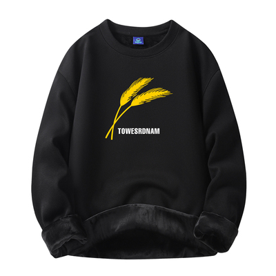 2025秋季新款圆领卫衣男士长袖