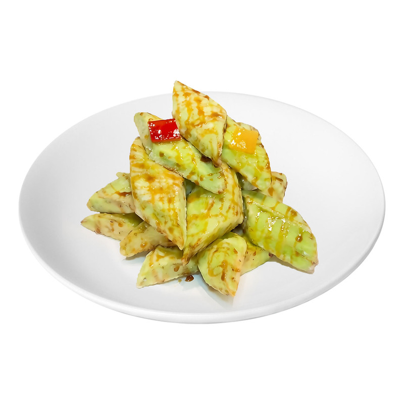 湘佰味油炸拔丝裹粉酥脆冰川茄子