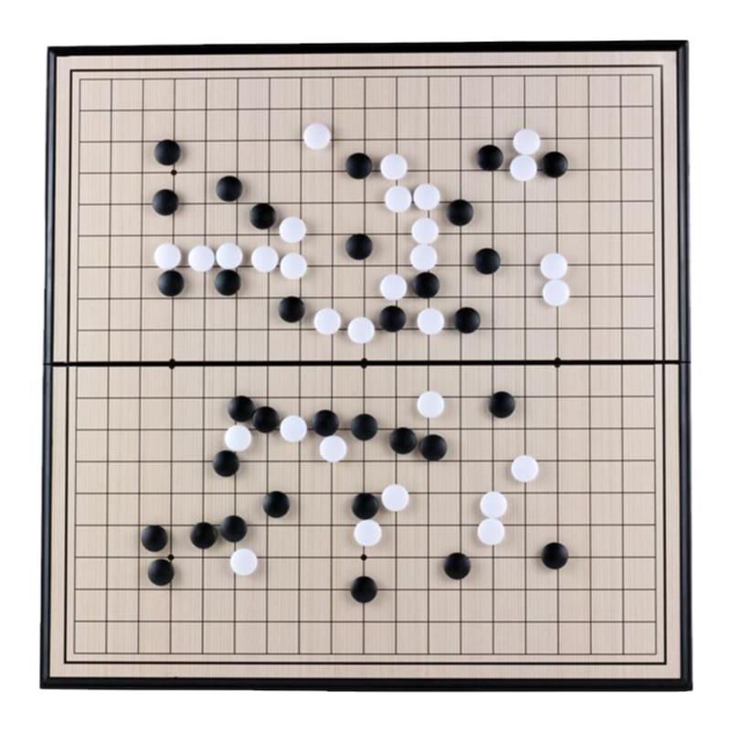 五子棋围棋学生儿童初学套装护眼磁性棋子标准19路棋盘益智15路盘