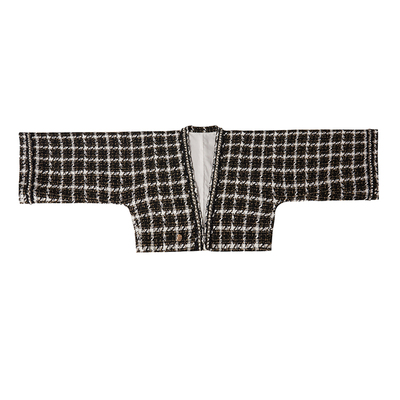 汉元素高级成衣对襟无领半臂汉服