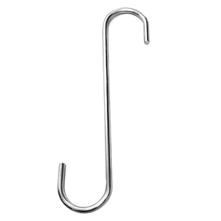 加长304不锈钢s型挂钩子腊肉大承重衣架服装店货架s勾挂钩万能
