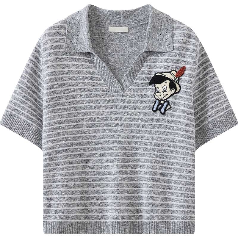 【匹诺曹合作】商场同款播26春夏新品polo领短袖针织衫BDT1SD1414
