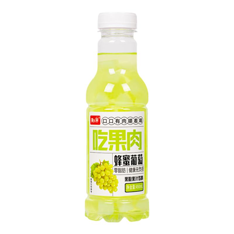 果肉蜂蜜大果粒饮料嚼着吃的果肉果汁饮品蜂蜜菠萝葡萄蜜桃荔枝