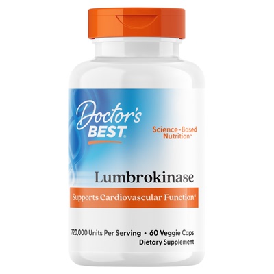 Doctor'sBest多特倍斯美国蚓激酶原装进口养护心血管胶囊20mg60粒
