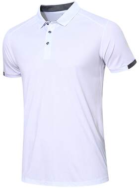 羽毛球服宽松POLO衫快干衣健身