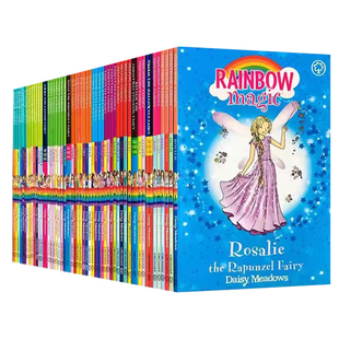 Rainbow Magic 彩虹魔法仙子52册全套礼盒装 英文原版初级章节桥梁课外读物插图故事书 A Year of Rainbow Magic Boxed Collection