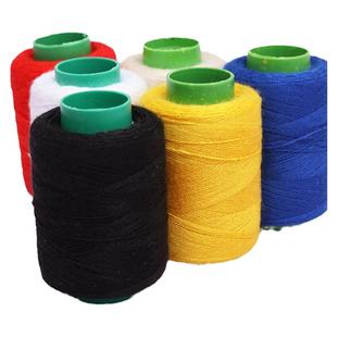 家用缝补线手工缝衣线缝纫机专用线小卷居家黑线老式白线彩色细线