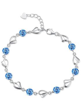 摩天轮女纯银奥拉钻原创设计手链