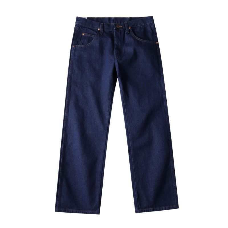 【自营】Wrangler/威格男士未脱浆深蓝复古百搭直筒牛仔裤31MWZPW