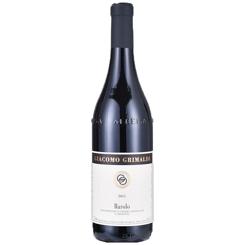巴罗洛精品酒庄 性价比超高 Giacomo Grimaldi Barolo 干红葡萄酒