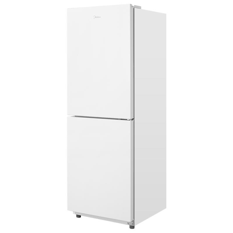 美的190雙開門兩門白色家用小型宿舍租房超薄電冰箱節(jié)能省電官方