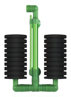 信友小霸王双头水妖精PK002 PK004鱼缸气动过滤器培菌生化海棉
