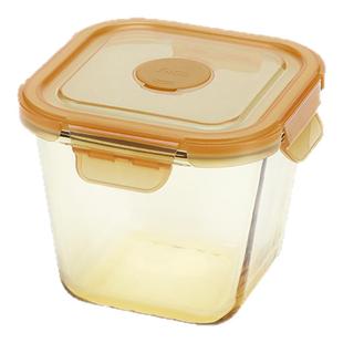 康宁ekco琥珀色玻璃保鲜盒冰箱可微波炉加热专用汤碗餐盒便当饭盒