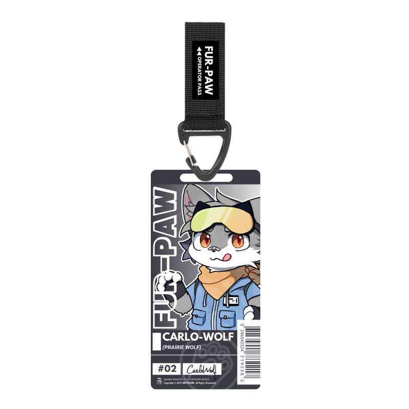 [Fur-Paw]通行证挂件Furry周边亚克力钥匙扣福瑞兽装绒爪实验室