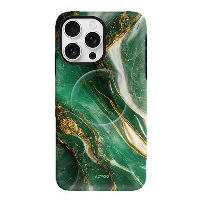 磁吸大理石纹防摔iPhone手机壳