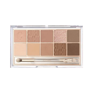 韩国CLIO十二色眼影盘肿眼泡水泥盘哑光珠光自然提亮01/02/04持久