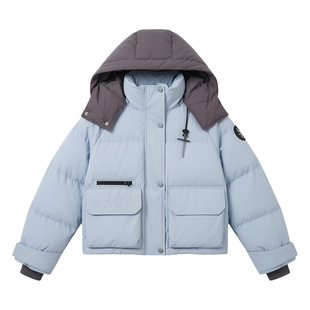 古弄加厚保暖短款羽绒服女新款冬季小个子时尚高级感超火冬装外套