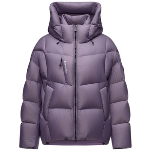 坦博尔25冬季新款连帽短款鹅绒羽绒服加厚女款保暖外套TB5550530A