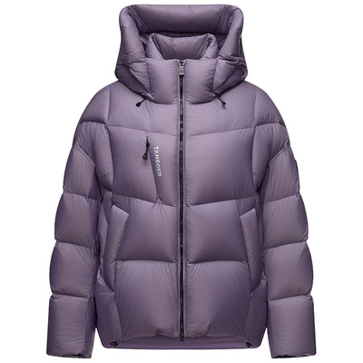 坦博尔25冬季新款连帽短款鹅绒羽绒服加厚女款保暖外套TB5550530A